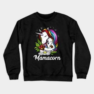 Mamacorn Unicorn Mom Crewneck Sweatshirt